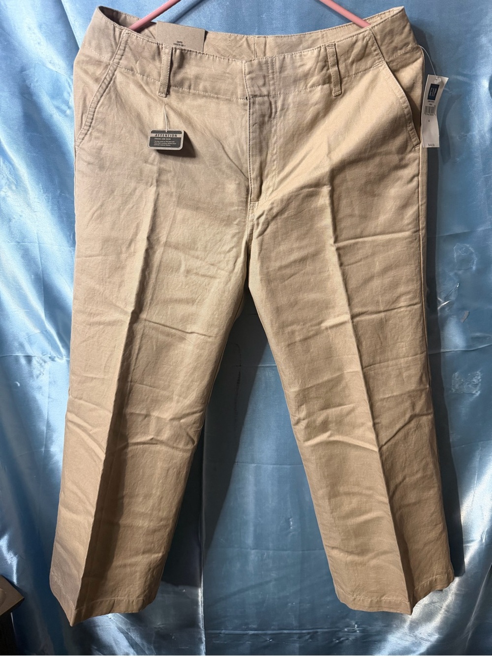 GAP Men's Khaki Tan Straight-Leg Chinos